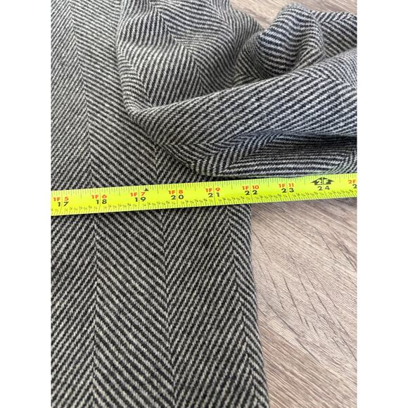 Canali Italian Herringbone Wool Coat Mens Size 36 52 - Picture 9 of 11